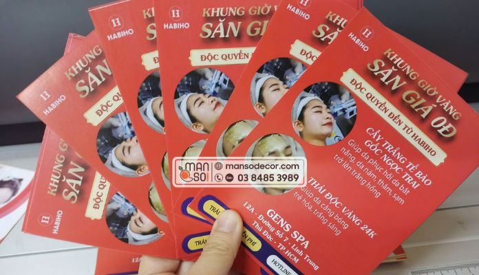 In tờ rơi Quy trình đặt in tờ rơi quảng cáo