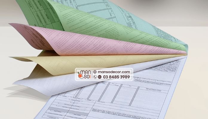 In hoá đơn Các loại giấy in ấn hóa đơn bán lẻ