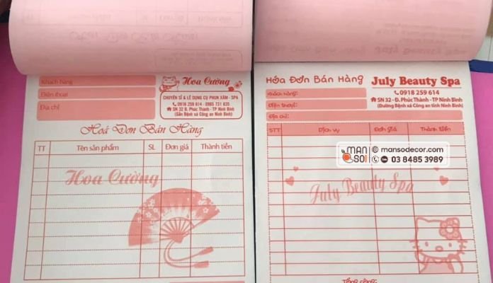 In hoá đơn Quy trình in ấn hóa đơn