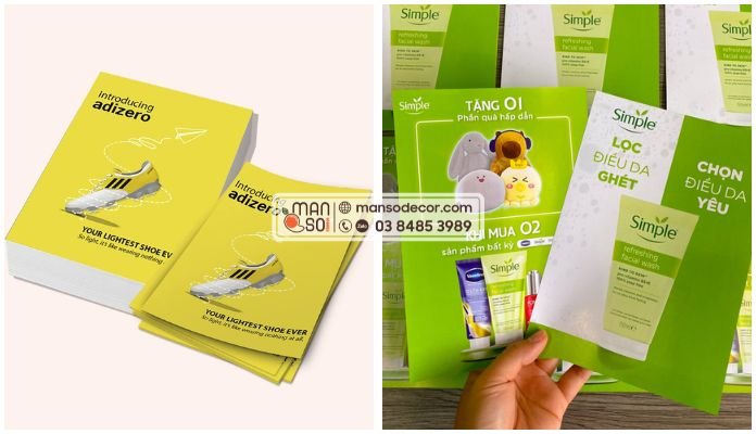 In tờ rơi Dịch vụ in tờ rơi tại Manso Decor