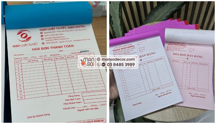 In hoá đơn In hóa đơn bán lẻ giá rẻ ở đâu?