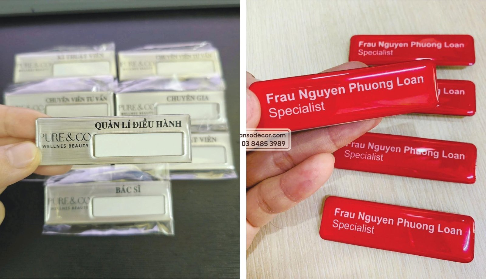 In Thẻ Tên Ưu điểm khi đặt in tại Manso Decor