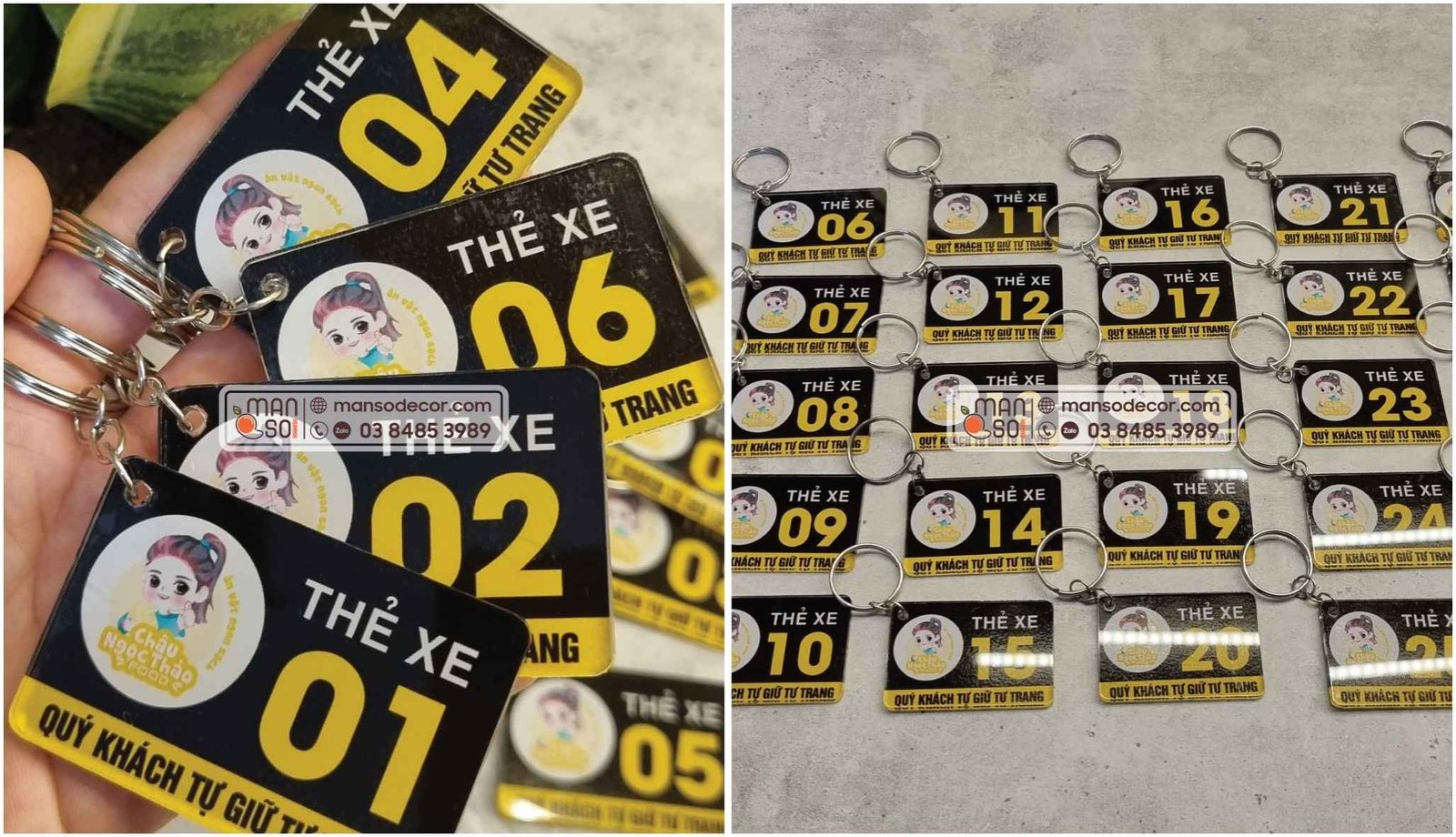 In Thẻ Xe Lưu ý khi in thẻ xe mica