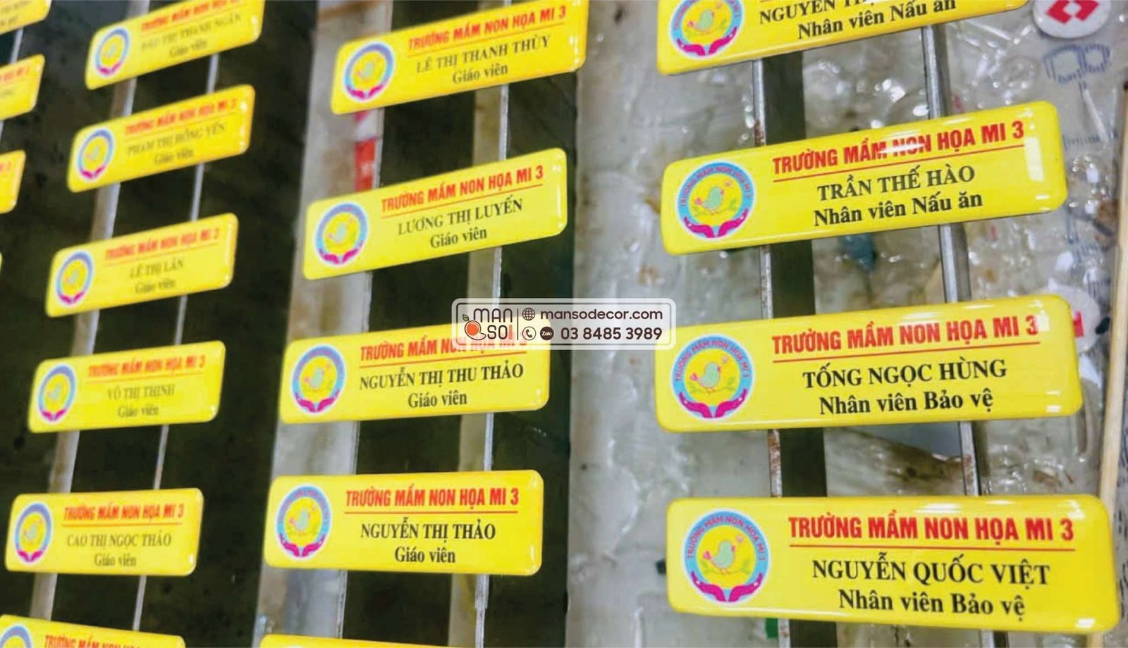 In Thẻ Tên Kiểu dáng và quy cách in thẻ tên