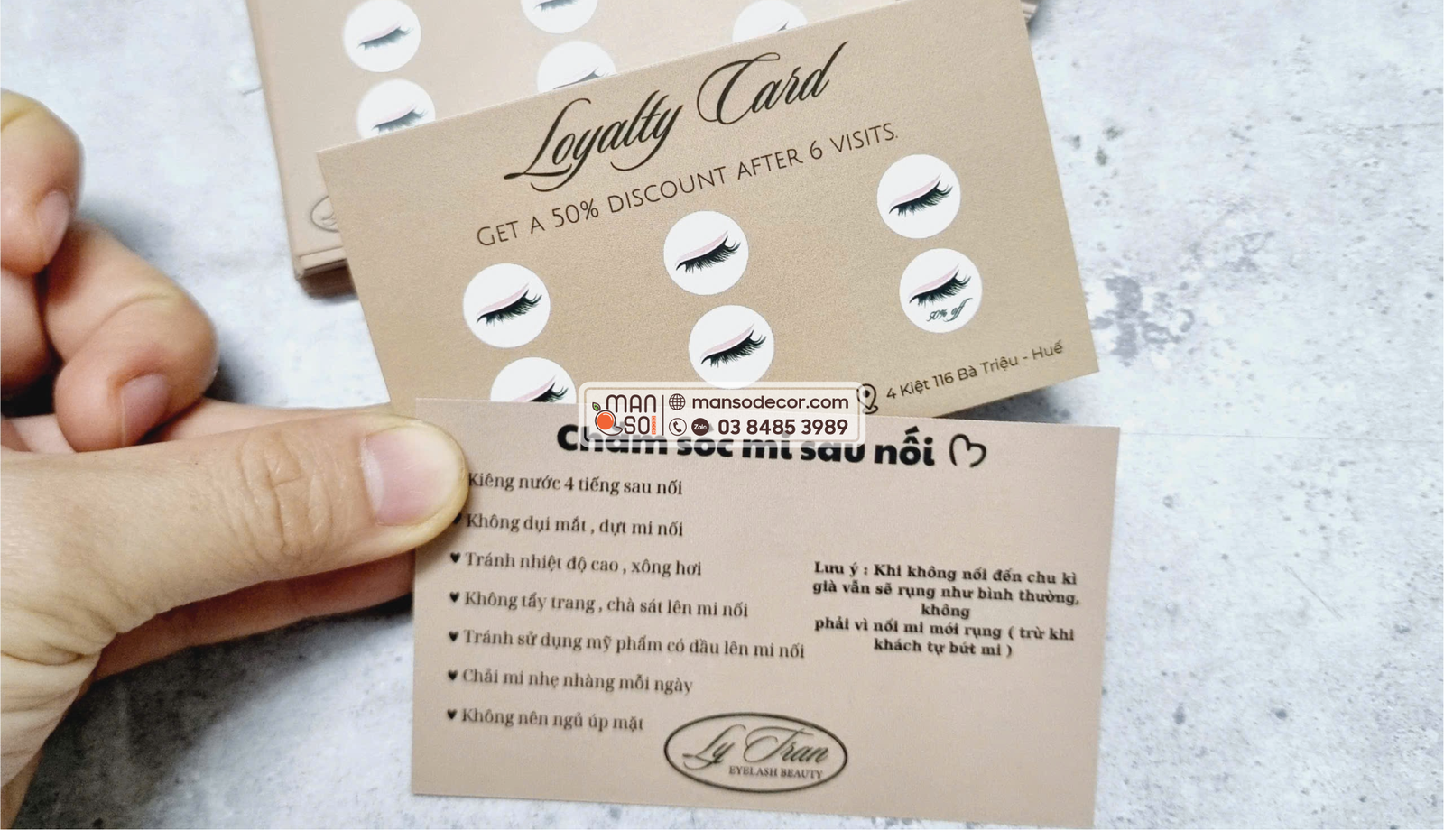 Thẻ Liệu Trình Vì sao nên chọn xưởng in thẻ spa in nhanh, giá tốt?