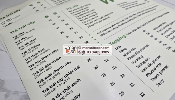 In PP Báo giá in PP chất lượng, lấy liền