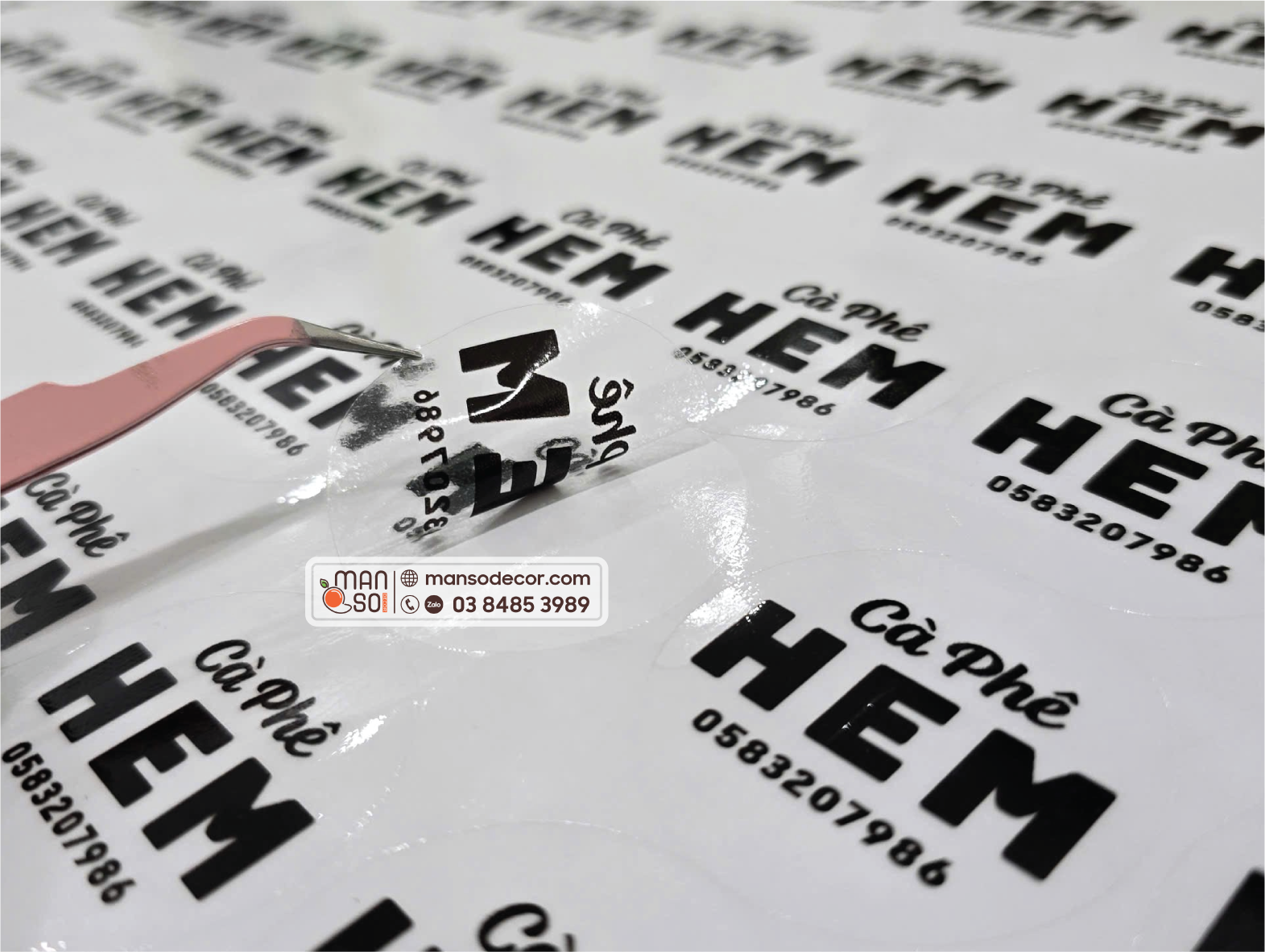 Các loại cắt bế logo tem nhãn