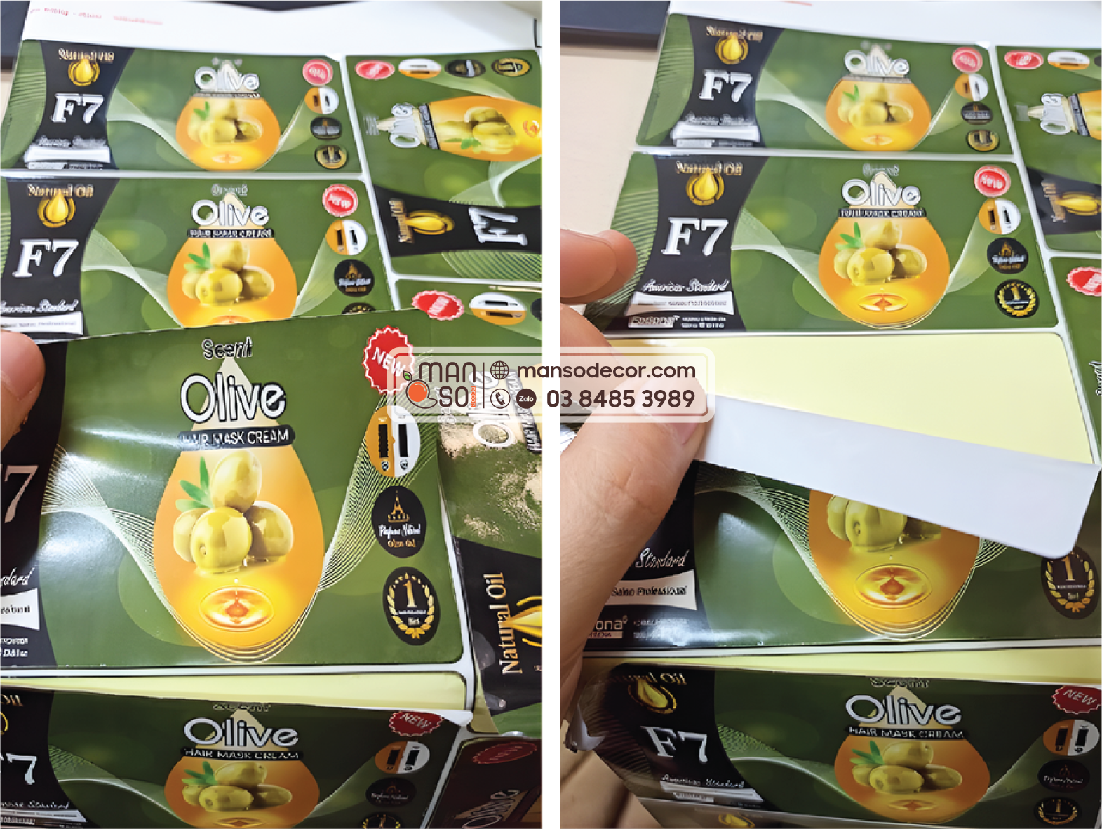 In Decal Ứng dụng của tem nhãn in ấn decal