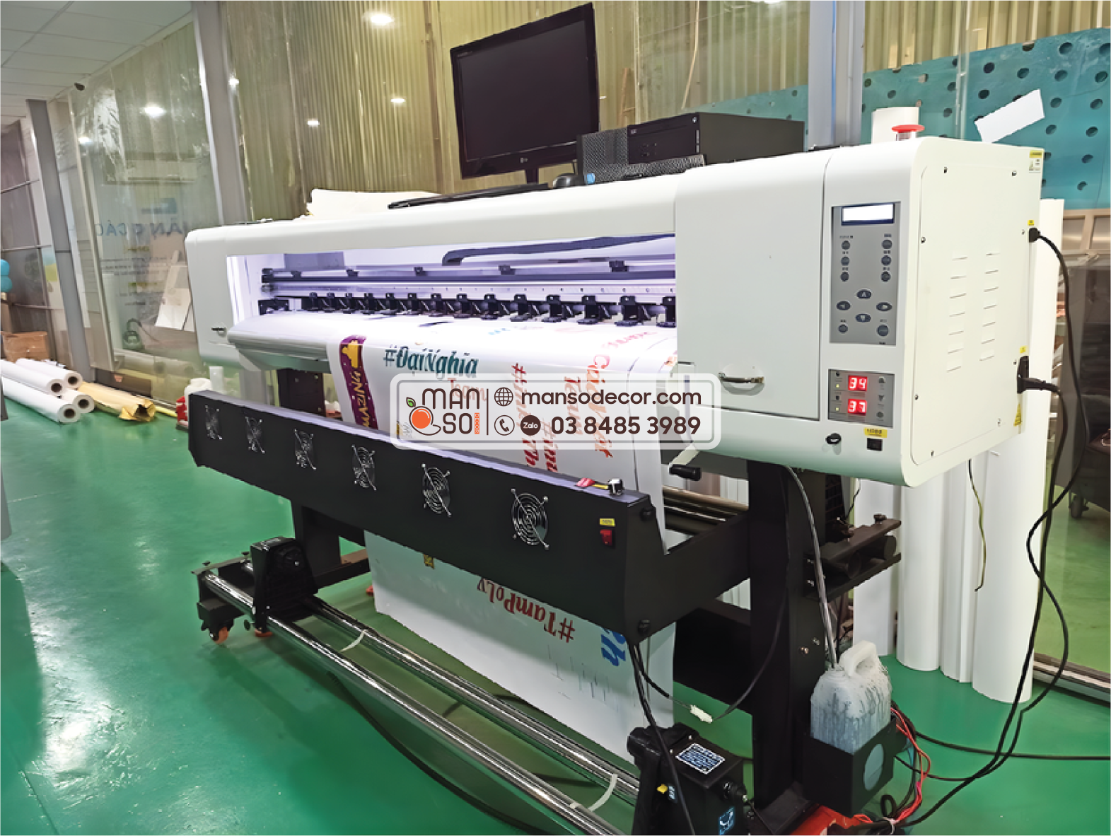 In Decal Máy in decal khổ lớn in nhiều tờ cùng lúc