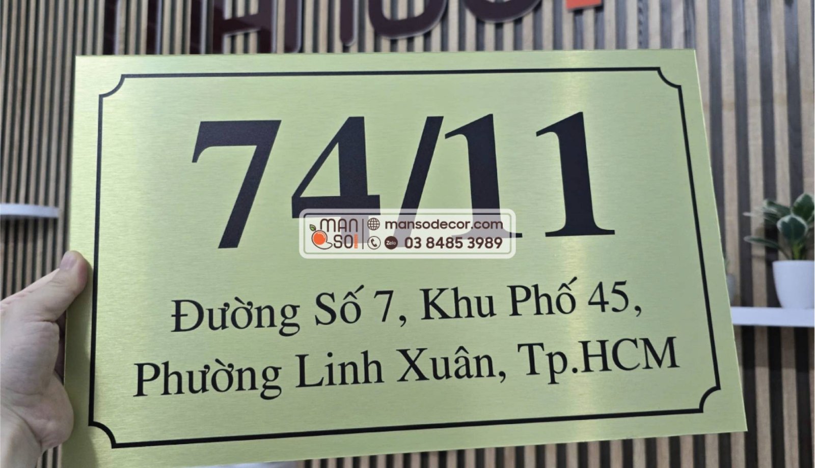 In Bảng Số Nhà Ưu điểm của biển số nhà đẹp