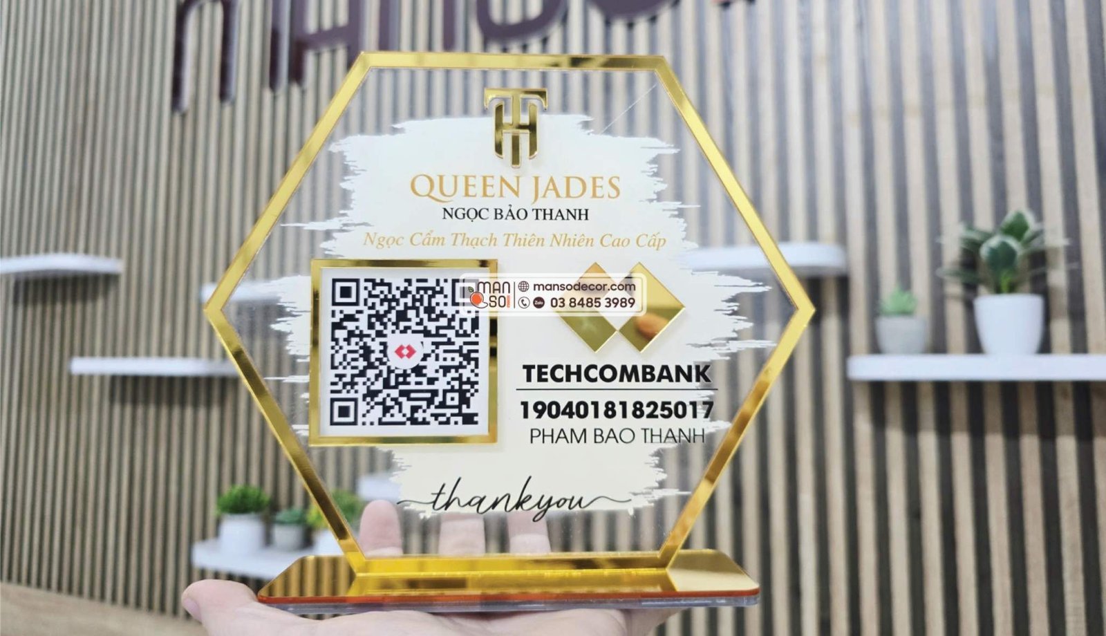 In bảng QR Chất liệu và thiết kế bảng QR