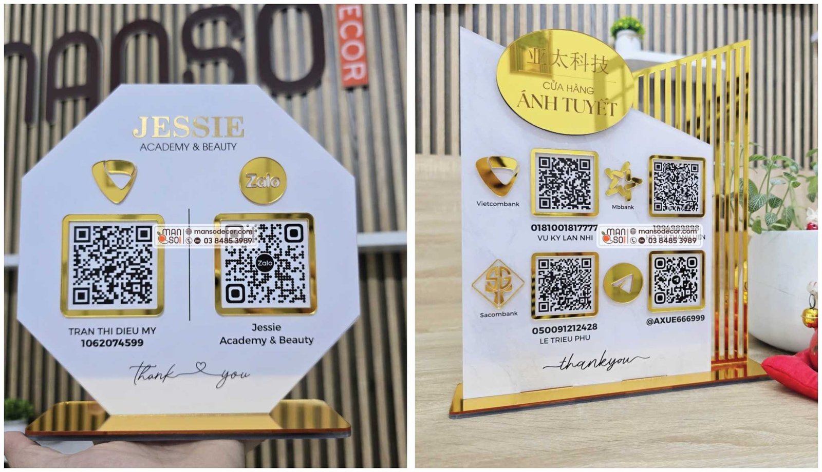 In bảng QR Lưu ý khi đặt in bằng QR thanh toán