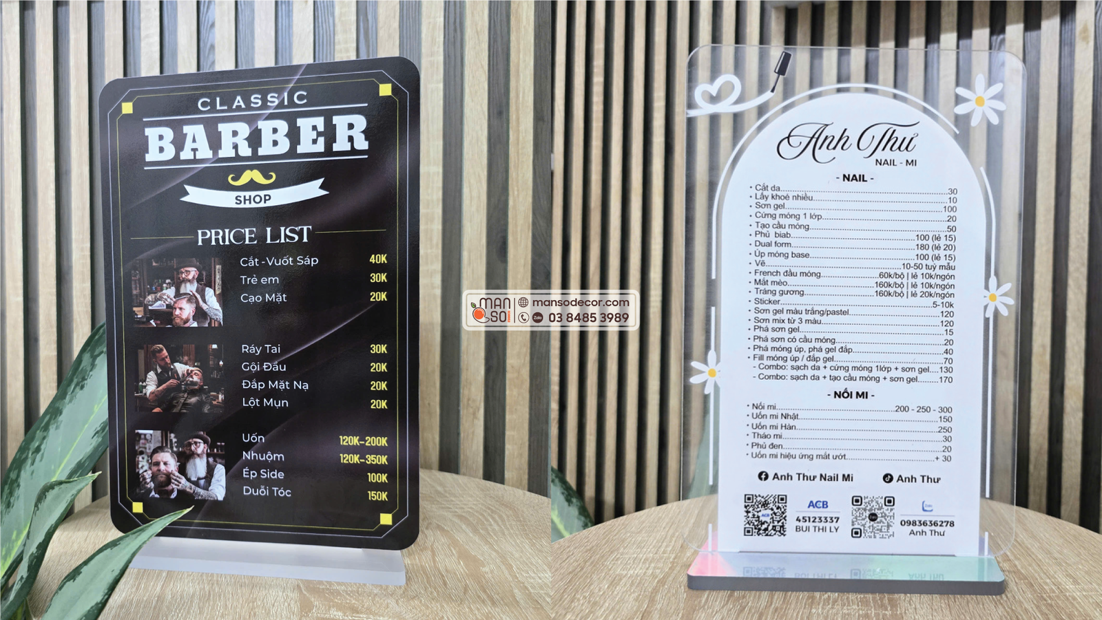 In Menu Để Bàn Tại sao nên in menu để bàn?