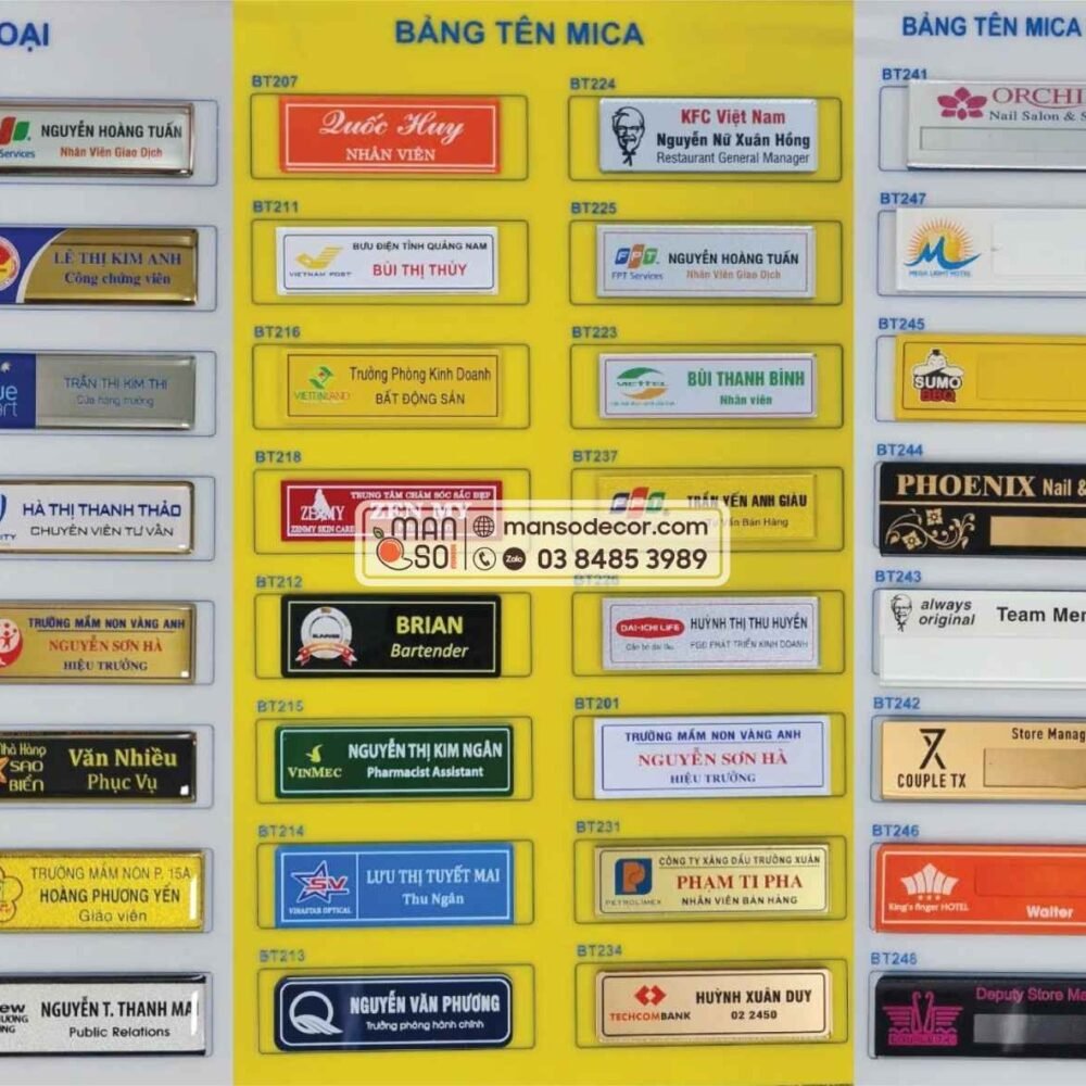 in thẻ tên in thẻ tên