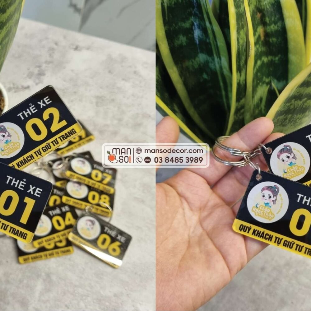 in thẻ xe Các loại thẻ xe phổ biến hiện nay