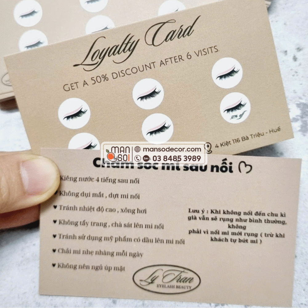 Vì sao nên chọn xưởng in thẻ spa in nhanh, giá tốt?