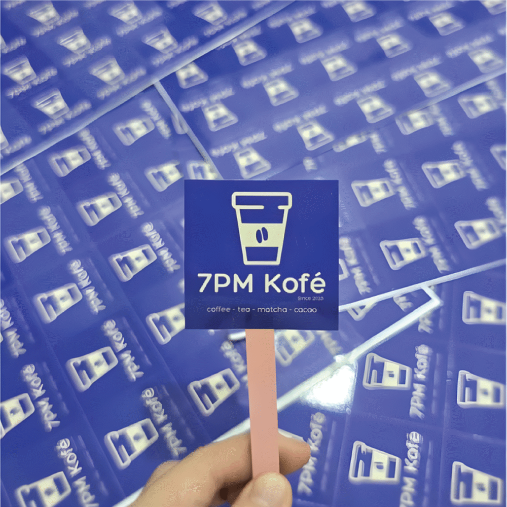 cắt bế logo tem nhãn