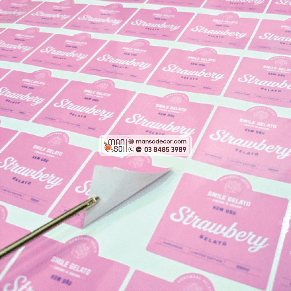 cắt bế logo tem nhãn