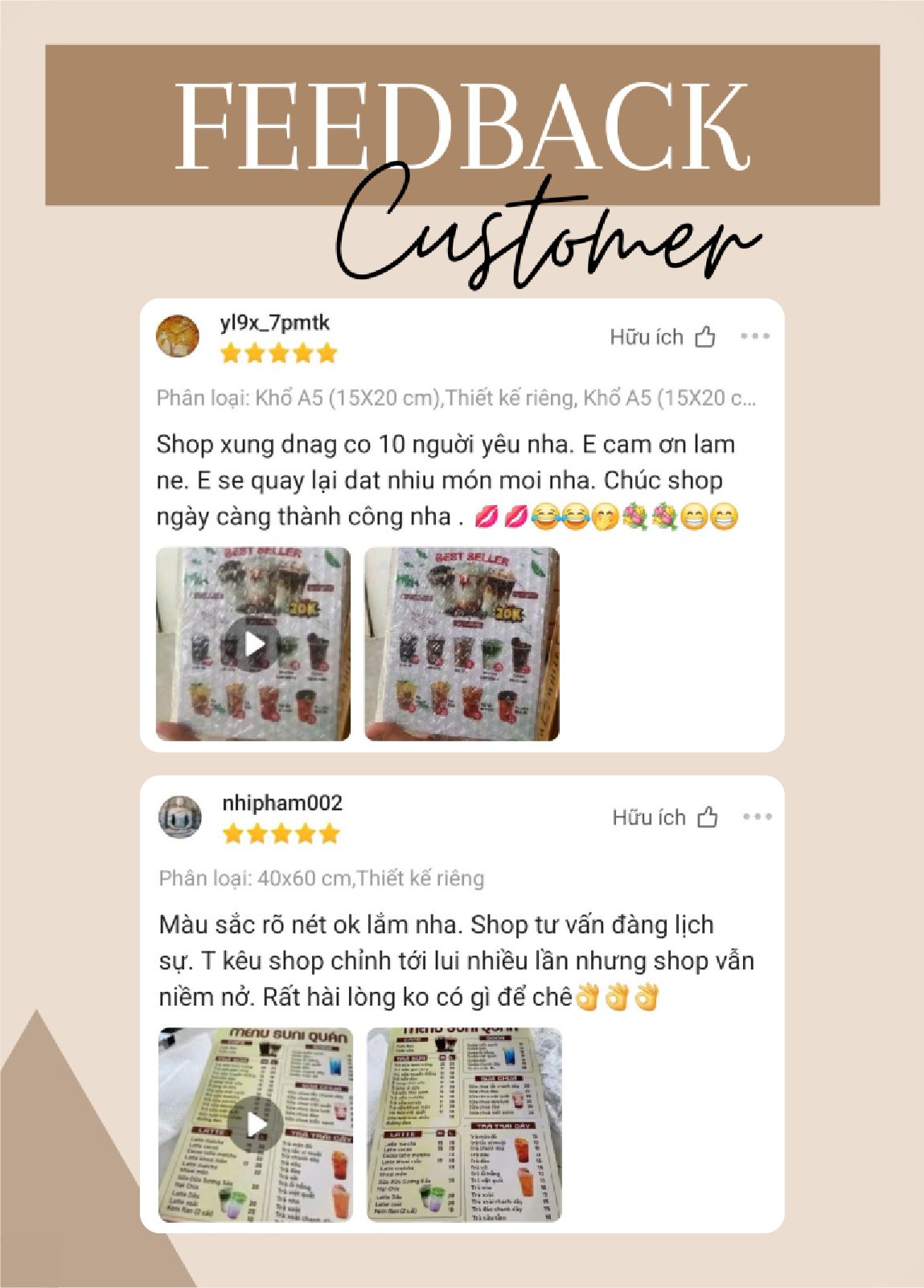 feedback customer pmtk