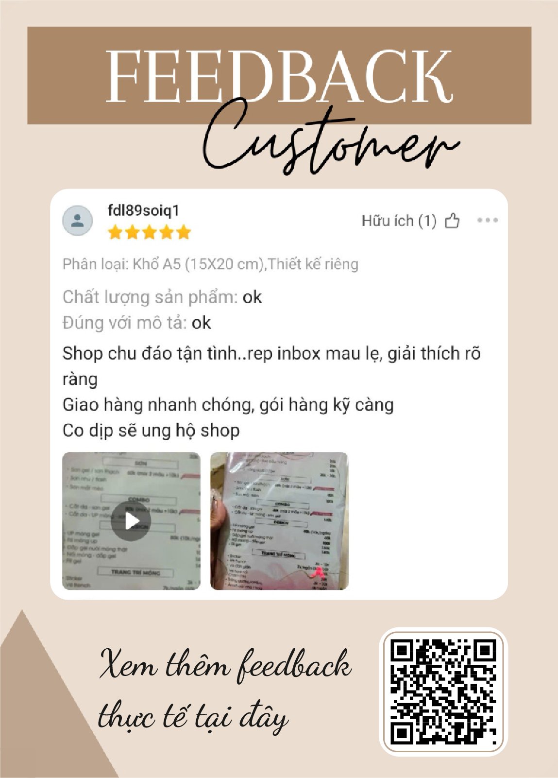 feedback customer tam