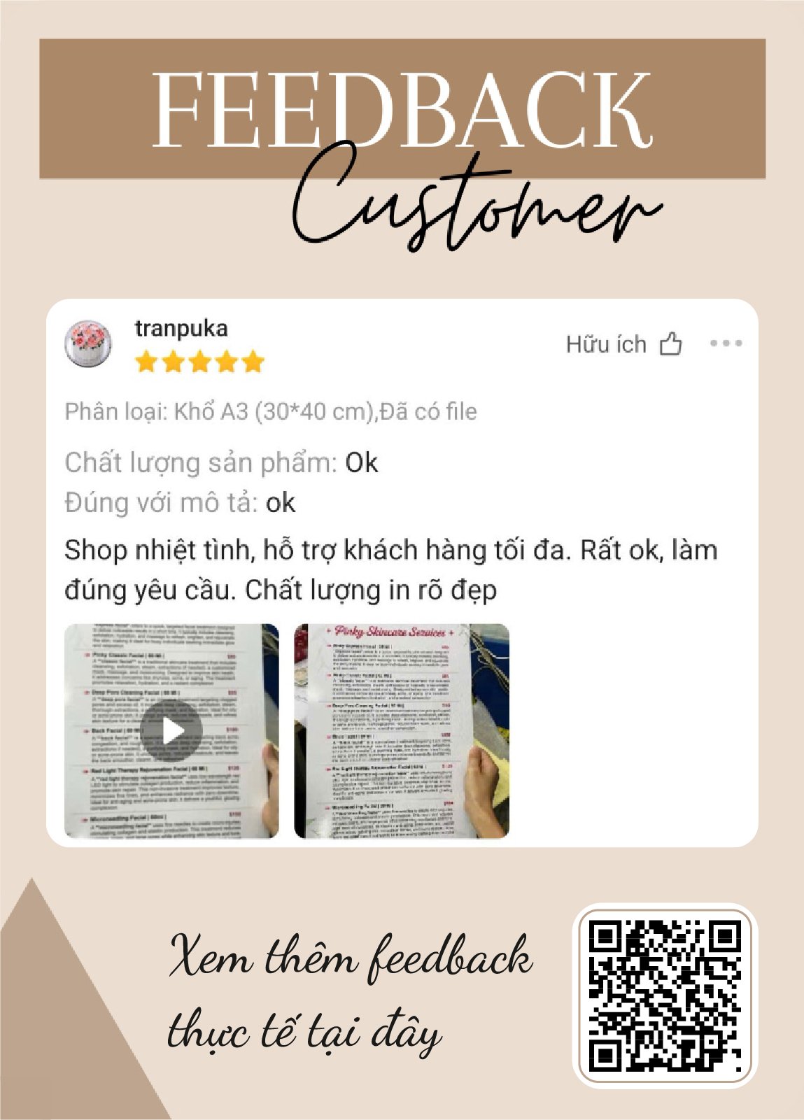 feedback customer tranpuka