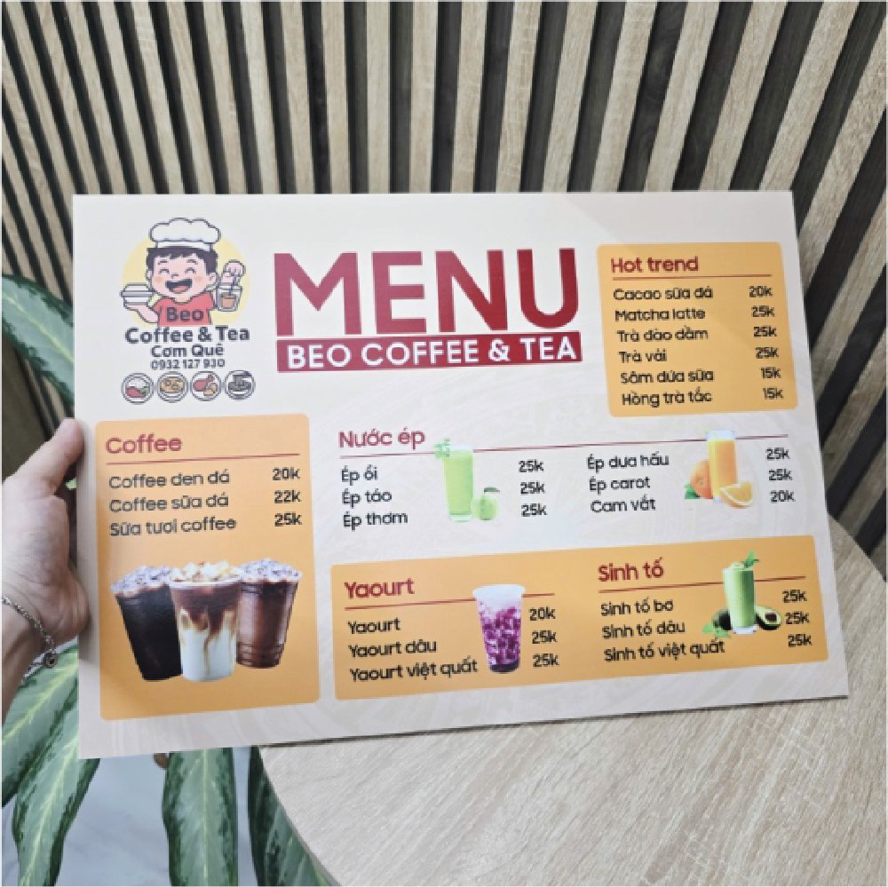 in menu