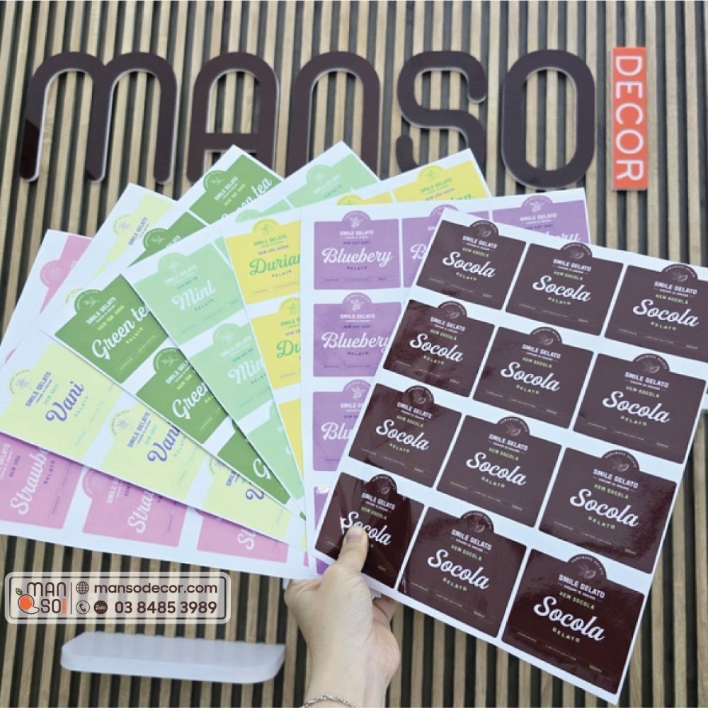 Lưu ý khi in tem nhãn giá rẻ