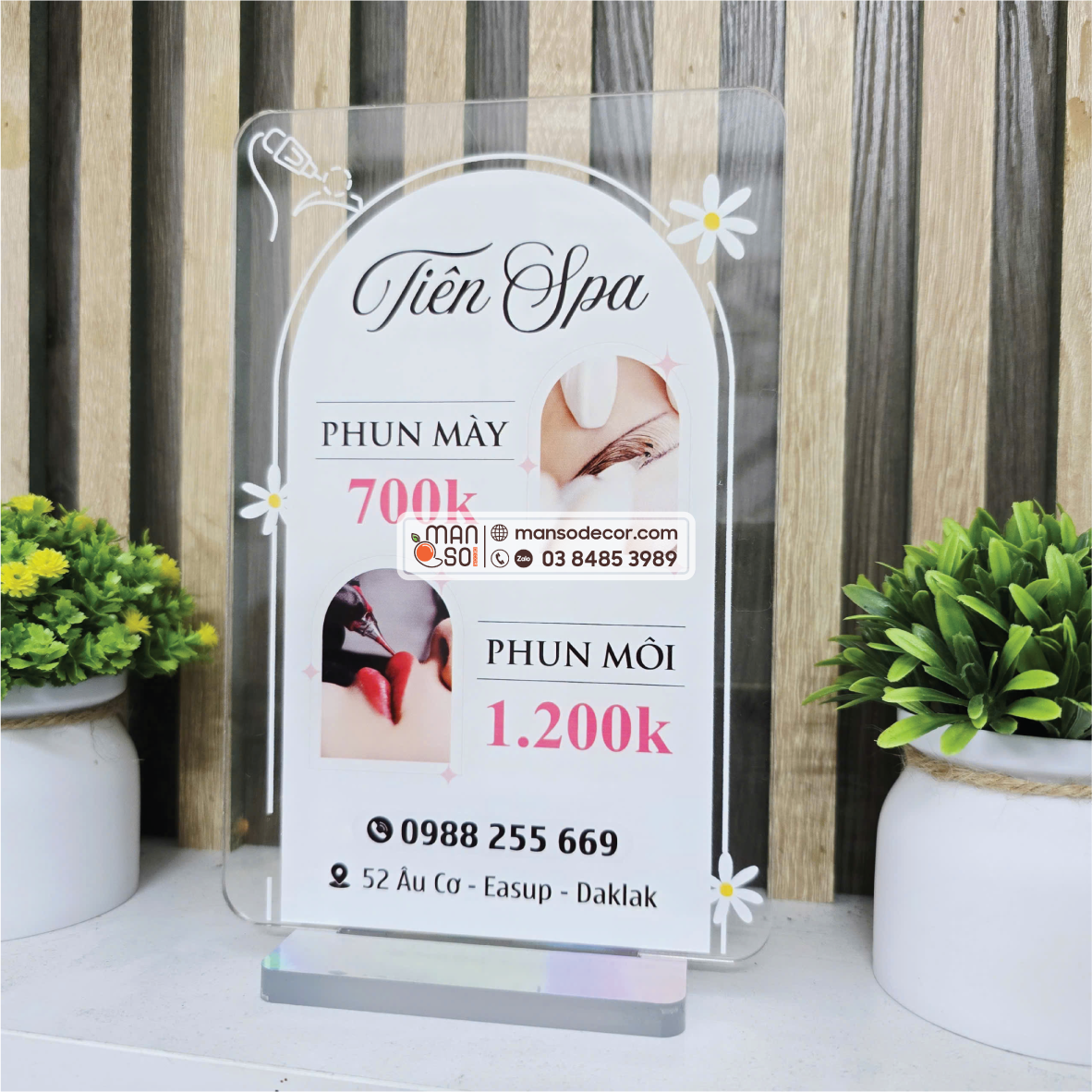 in menu Để bàn in menu Để bàn