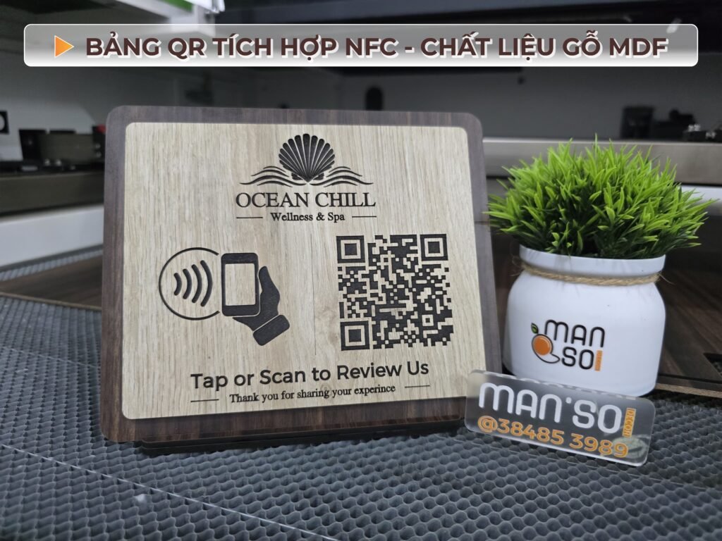 In Bảng Quét Mã QR Theo Yêu Cầu Đẹp, Chuyên Nghiệp, Giá Rẻ bang qr go